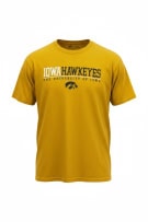 MV SPORT T-Shirt Iowa Hawkeyes University Logo Κίτρινο Unisex L