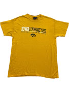 MV SPORT T-Shirt Iowa Hawkeyes University Logo Κίτρινο Unisex L