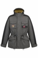 NAPAPIJRI ΠΑΡΚΑ ΜΠΟΥΦΑΝ UTILITY CHARCOAL UNISEX PRE OWNED L