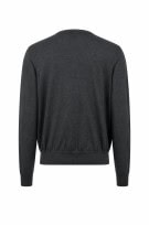 NAPAPIJRI V NECK KNIT CHARCOAL MEN PRE OWNED S