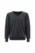 NAPAPIJRI V NECK KNIT CHARCOAL MEN PRE OWNED S