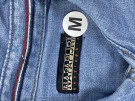 NAPAPIJRI DENIM SHIRT CLASSIC BLUE MEN PRE OWNED M
