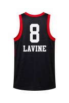 NBA CANOTTA GRAPHIC ROSSO NERO UOMO PRE OWNED XS