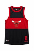 NBA CANOTTA GRAPHIC ROSSO NERO UOMO PRE OWNED XS