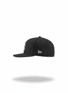 NEW ERA BASEBALL CAP MINIMAL BLACK MEN PRE OWNED