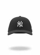 NEW ERA BASEBALL CAP MINIMAL BLACK MEN PRE OWNED