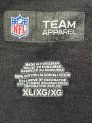 NFL APPAREL GRAPHIC TEE SPORTSWEAR BLACK MALE PRE OWNED XL