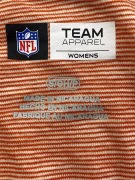 NFL Denver Broncos T-Shirt V-Neck Ριγέ Logo Πορτοκαλί Γυναικείο S