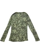 NFL Green Bay Packers Camo Top da donna a maniche lunghe M