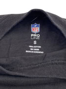 NFL PRO LINE MAGLIA A MANICHE LUNGHE PITTSBURGH STEELERS LOGO NERA UNISEX S usata