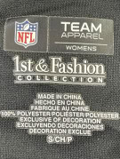 NFL STEELERS FOOTBALL JERSEY SPORTSWEAR ΜΑΥΡΟ ΓΥΝΑΙΚΕΙΟ PRE OWNED S