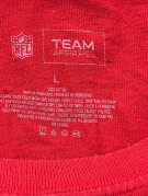 NFL T SHIRT GRAPHIC RED ΑΝΤΡΙΚΟ PRE OWNED L