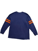NFL TEAM APPAREL Denver Broncos Μακρυμάνικη Μπλούζα Spellout Logo Μπλε UNISEX XL