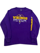 NFL TEAM APPAREL FELPA SPORTSWEAR VIOLA UOMO PRE OWNED L