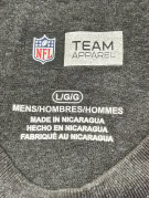 NFL TEAM APPAREL GRAPHIC TEE CHARCOAL ΑΝΤΡΙΚΟ PRE OWNED L