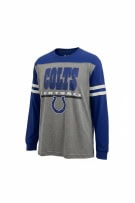 NFL TEAM APPAREL Μακρυμάνικη Μπλούζα Colts Football Logo Μπλε / Γκρι UNISEX L