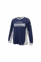 NFL TEAM APPAREL LONG SLEEVE T SHIRT SPORTSWEAR GRAPHIC NAVY WHITE MEN PRE OWNED