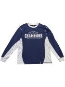 NFL TEAM APPAREL LONG SLEEVE T SHIRT SPORTSWEAR GRAPHIC NAVY WHITE MEN PRE OWNED