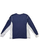 NFL TEAM APPAREL LONG SLEEVE T SHIRT SPORTSWEAR GRAPHIC NAVY WHITE MEN PRE OWNED