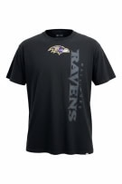 NFL TEAM APPAREL T-SHIRT BALTIMORE RAVENS ΛΟΓΟΤΥΠΟ ΜΑΥΡΟ UNISEX LARGE preowned