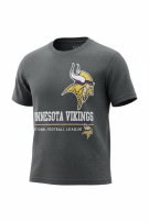 NFL TEAM APPAREL T SHIRT GRAPHIC ΓΚΡΙ ΑΝΤΡΙΚΟ PRE OWNED S
