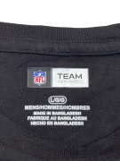 NFL TEAM APPAREL TSHIRT VINTAGE CINCINNATI BENGALS GRAPHIC ΜΑΥΡΟ UNISEX L preowned