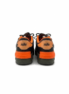 NIKE AIR FORCE 1 SHADOW SNEAKERS STREETWEAR BLACK ORANGE OLIVE WOMENS PRE OWNED EU 37.5
