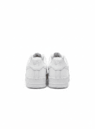 NIKE AIR FORCE LOW SNEAKERS MONOGRAM ΛΕΥΚΟ ΜΠΕΖ UNISEX PRE OWNED EU 38.5