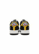 NIKE AIR FORCE ONE SNEAKERS RETRO ΜΑΥΡΟ ΛΕΥΚΟ ΚΙΤΡΙΝΟ ΑΝΤΡΙΚΟ PRE OWNED EU 42.5