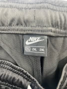 NIKE AIR Pantaloni della tuta neri con logo laterali da uomo 2XL