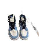 NIKE AIR JORDAN HIGH TOP SNEAKERS RETRO UNIVERSITY BLUE ΑΝΤΡΙΚΟ PRE OWNED EU 41