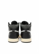 NIKE AIR JORDAN HIGH TOP SNEAKERS STREETWEAR ΜΑΥΡΟ ΛΕΥΚΟ UNISEX PRE OWNED EU 40