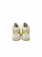 NIKE AIR JORDAN ONE MID SNEAKERS RETRO ΚΡΕΜ ΚΙΤΡΙΝΟ ΓΥΝΑΙΚΕΙΟ PRE OWNED EU 41