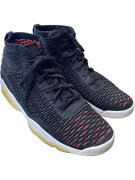 Nike Air Jordan Πλεκτά Sneakers Mid Μαύρα Unisex EU 44