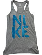 NIKE ΑΜΑΝΙΚΟ TOP ATHLETIC GRAPHIC ΓΚΡΙ ΓΥΝΑΙΚΕΙΟ PRE OWNED S