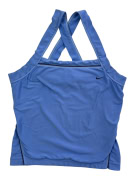 NIKE ΑΘΛΗΤΙΚΟ ΦΑΝΕΛΑΚΙ (TANK TOP) CROSS-BACK ΜΕ ΛΟΓΟΤΥΠΟ ΜΠΛΕ ΓΥΝΑΙΚΕΙΟ M