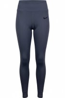 Nike Leggings sportivi a coste Swoosh grigio da donna XS