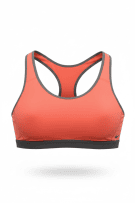 NIKE reggiseno sportivo con logo vintage arancione da donna M