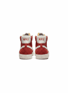 NIKE BLAZER MID SNEAKERS RETRO RED WHITE MEN PRE OWNED EU 42