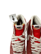 NIKE BLAZER MID SNEAKERS RETRO RED WHITE MEN PRE OWNED EU 42