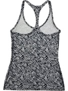 NIKE DRI-FIT ΑΜΑΝΙΚΟ TANK TOP SLIM FIT PATTERN BLACK/WHITE ΓΥΝΑΙΚΕΙΟ S