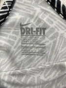 NIKE DRI-FIT ΑΜΑΝΙΚΟ TANK TOP SLIM FIT PATTERN BLACK/WHITE ΓΥΝΑΙΚΕΙΟ S
