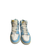 NIKE DUNK HIGH SNEAKERS CLASSIC STREETWEAR ΛΕΥΚΟ ΓΑΛΑΖΙΟ ΑΝΤΡΙΚΟ PRE OWNED EU 42