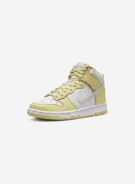 NIKE DUNK HIGH SNEAKERS STREETWEAR ΚΙΤΡΙΝΟ ΛΕΥΚΟ ΓΥΝΑΙΚΕΙΟ PRE OWNED EU 40.5