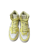 NIKE DUNK HIGH SNEAKERS STREETWEAR ΚΙΤΡΙΝΟ ΛΕΥΚΟ ΓΥΝΑΙΚΕΙΟ PRE OWNED EU 40.5