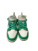 NIKE DUNK LOW SNEAKERS STREETWEAR ΠΡΑΣΙΝΟ ΛΕΥΚΟ ΜΑΥΡΟ UNISEX PRE OWNED EU 42