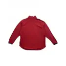 Nike Fleece con zip a un quarto con logo vintage rosso unisex L