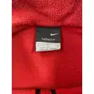 Nike Fleece con zip a un quarto con logo vintage rosso unisex L