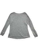 Nike Γκρι Μακρυμάνικο T-Shirt με Logo Γυναικείο M