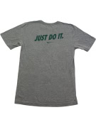 NIKE GRAPHIC TEE ATHLETIC GREY MENS PRE OWNED S